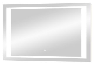 Зеркало с подсветкой Continent Quattro ЗЛП2308 с сенсорным выключателем 100см